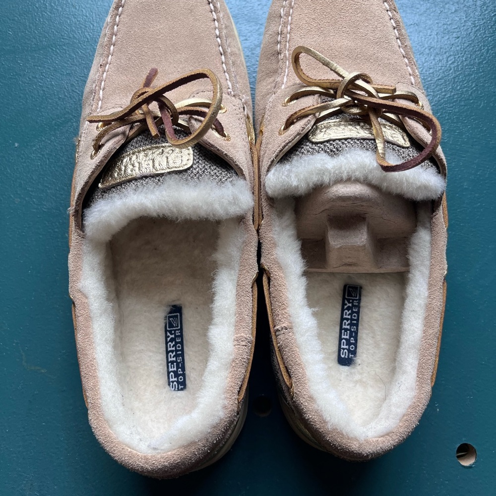 Sperry Women’s Tan Suede Shoes